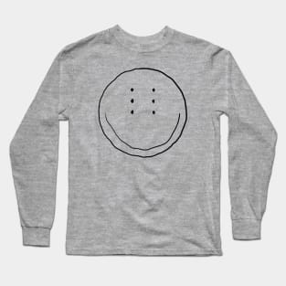 Six-Eyed Smiley Face Long Sleeve T-Shirt